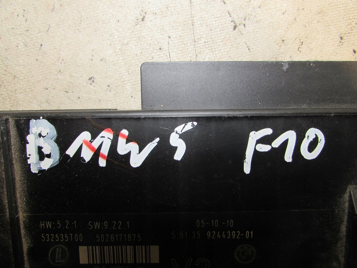 фото №8, Модуль блок керування комфорту bmw 5 f10 f11 pl6 jbbfe iii v2 9244392 61359244392