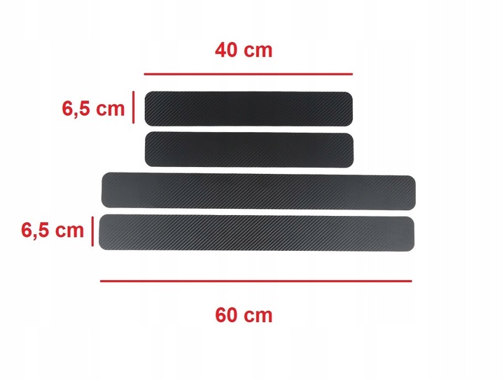 фото №4, Накладки na пороги планка декоративна плівка карбон