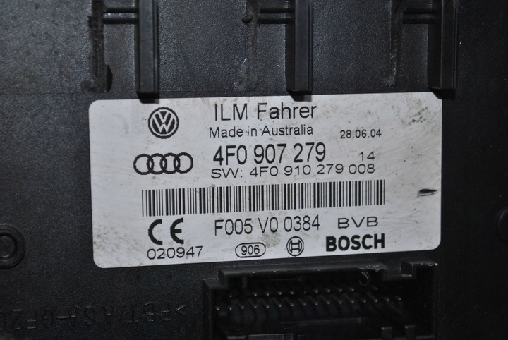 фото №6, Модуль блок управления света audi a6 c6 4f0907279