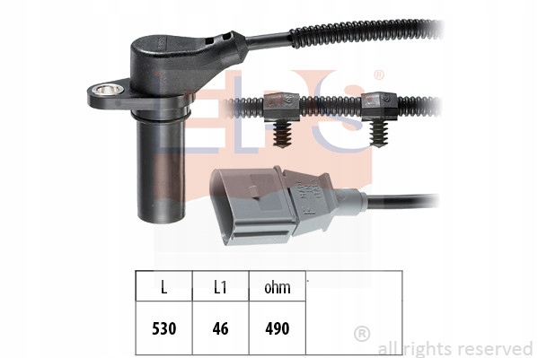 фото №9, Датчик оборотов вала коленчатый вал. vw