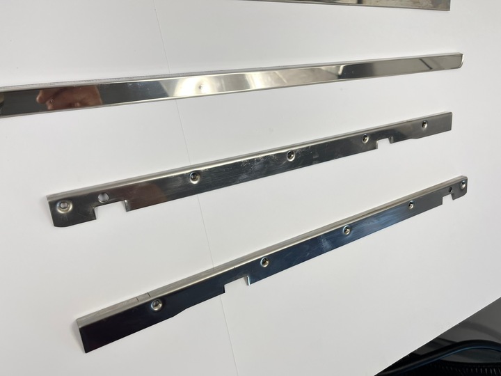 фото №7, Направляющие салазки хром люк mercedes w124 sedan универсал