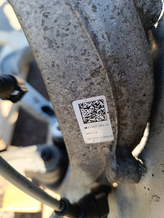 фото №5, Audi a5 8t левая передняя поворотный кулак рычаг комплект 4g0407241d