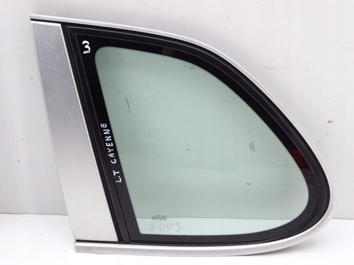 фото №1, Porsche cayenne 02- скло кузовна лівий зад '03