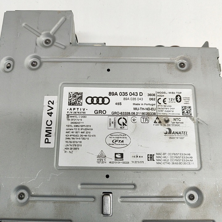 фото №7, Audi q4 sportback e-tron 2021 панель / радиопроигрыватель cd/dvd/gps