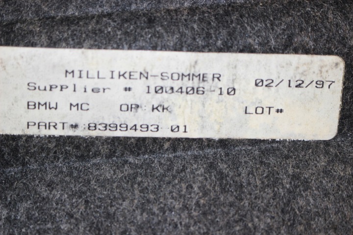 фото №7, Шумоизоляция багажника bmw z3 e36