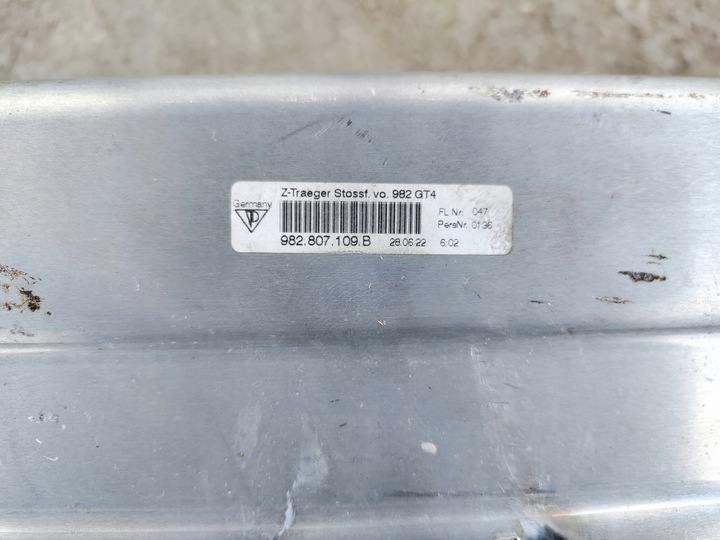 фото №7, Porsche 982 cayman gt4 балка бампера перед 982807109b