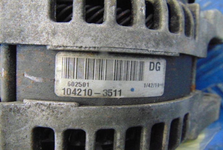 фото №8, Ford focus mk2 1.6tdci генератор 104210-3511