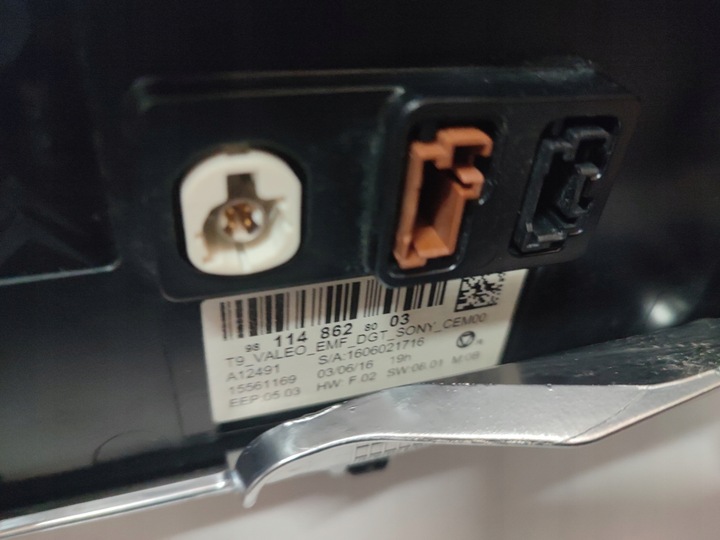 фото №15, Радио навигация cd панель управление радио дисплей воздуховод peugeot 308 t9