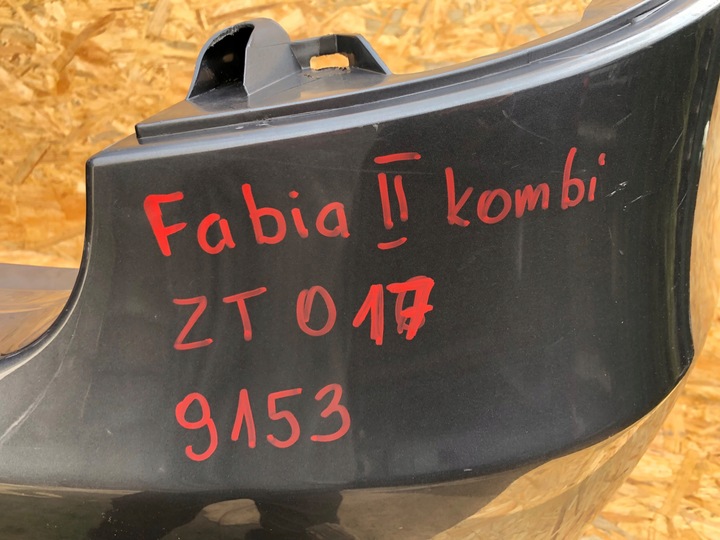 фото №7, Skoda fabia 2 ii універсал 9153 бампер зад