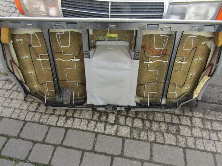 фото №10, 8 mercedes w124 sedan сірий диван задня спинка 85-88 вузька планка