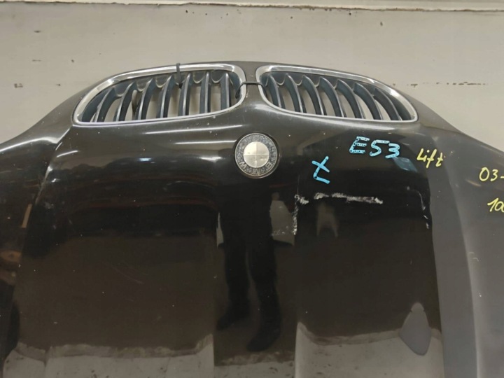 фото №6, Bmw x5 e53 рестайлинг 03- капот крышка двигателя петли