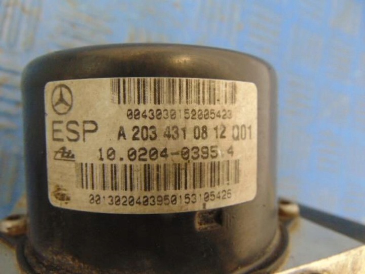 фото №9, Mercedes c клас w203 рестайлінг блок керування abs a2034310812