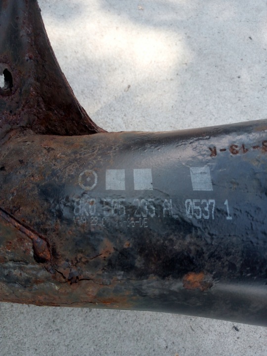фото №7, Audi a4 b8 a5 рестайлінг!! підрамник балка підвішування зад траверса 8k0505235al 21-9