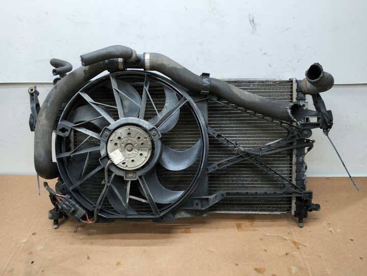 фото №12, Радіаторів води вентилятор opel astra h 3 iii 1.4 1.6 benz рестайлінг