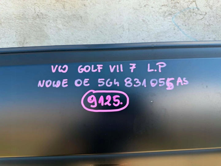 фото №14, Volkswagen golf vii 7 5d двері ліві перед передні нове oem номер 9125