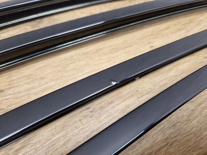 фото №8, Bmw 5 f10 планки теневая линия чёрный высокий блеск м-пакет комплектный набор