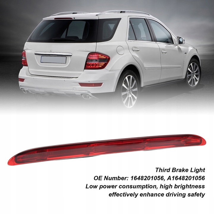 фото №12, Benz ml class w164 2005-2011 a1648201056 третья лампа сплава led