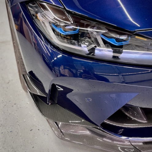 фото №9, Карбонові canardy накладка pzód bmw m3 m4 g80 g81 g82 g83 v стиль