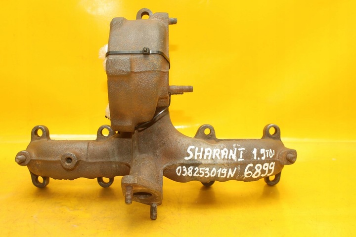 фото №7, Коллектор выпускной geometria турбины vw sharan i fl 1.9 tdi 038253019n