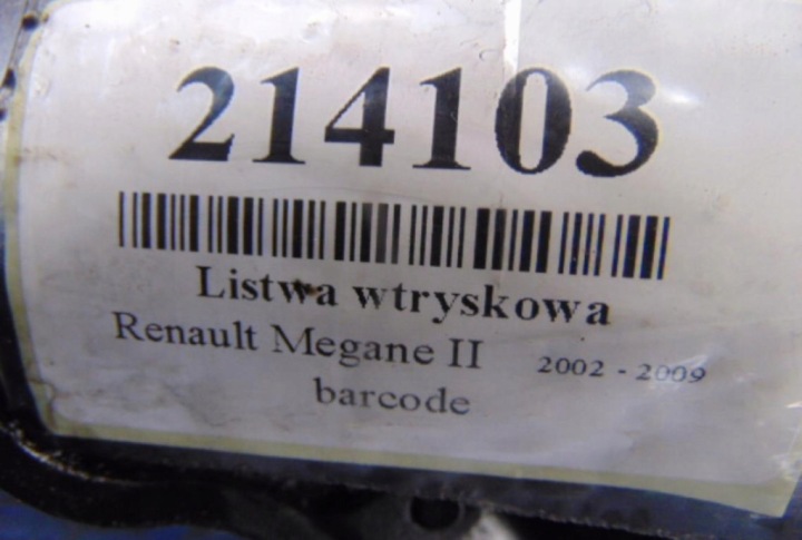 фото №6, Renault megane ii 1.9dci топливная рейка 0445214078