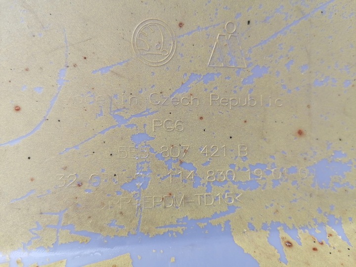 фото №8, Бампер зад задний skoda octavia 3 iii 5e5 sedan rs 2012-2016r