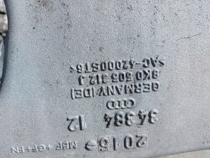 фото №5, Audi a4 b8 a5 8t поворотный кулак правые зад 8k0505436ab