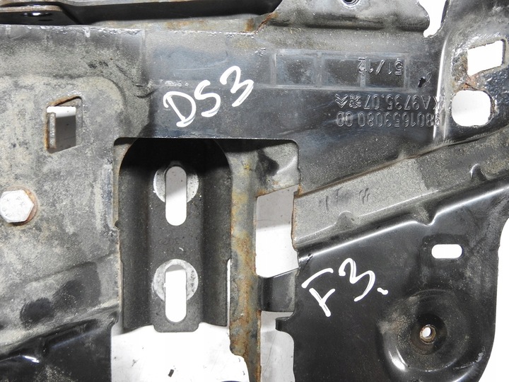 фото №6, Citroen ds3 09-14 основа акумулятора 9680293280 лапи подушка 9801653080