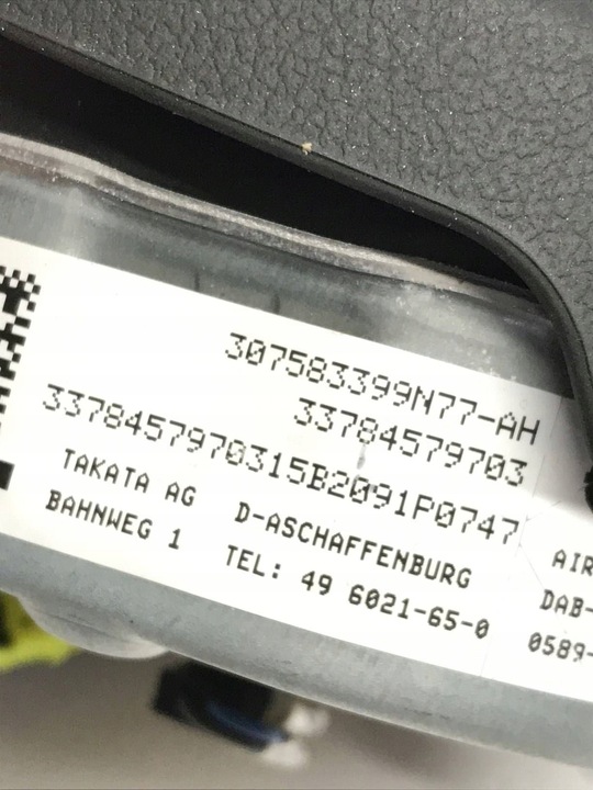 фото №6, Bmw 3 f30 f35 f31 2014 повітряна подушка подушка безпеки кермо 7845797