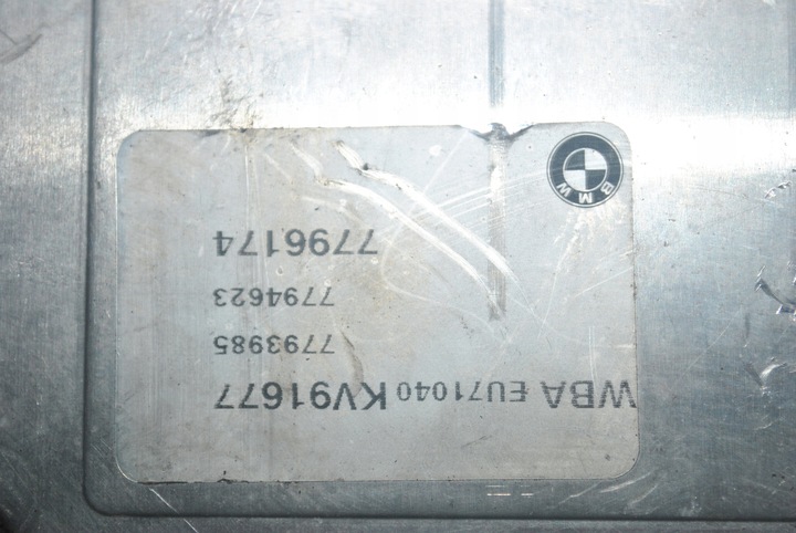 фото №5, Комп'ютер двигуна bmw e46 2.0 7794623
