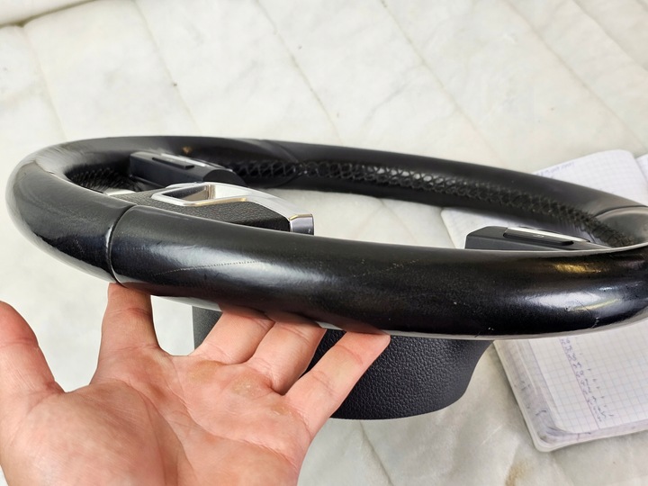 фото №13, Руль кожа мультифункция переключатель vw touran ii tiguan i 1t0419091ac