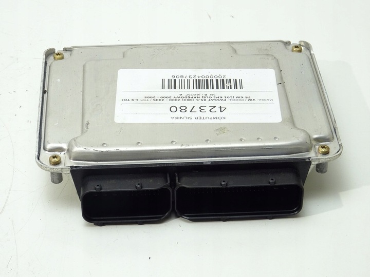 фото №1, Компьютер двигателя vw passat b5 fl 1.9tdi 0281010666