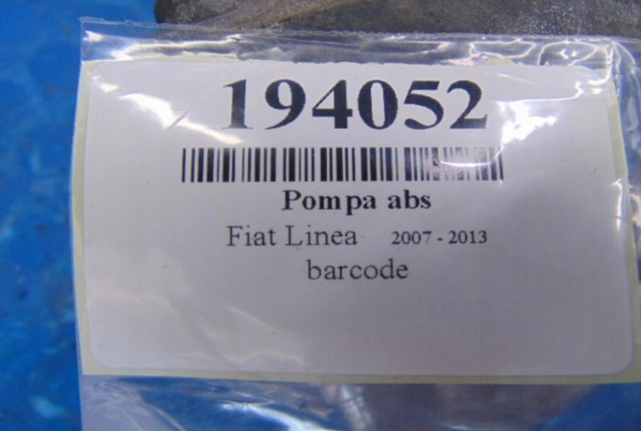 фото №6, Fiat linea i насос abs 51801072