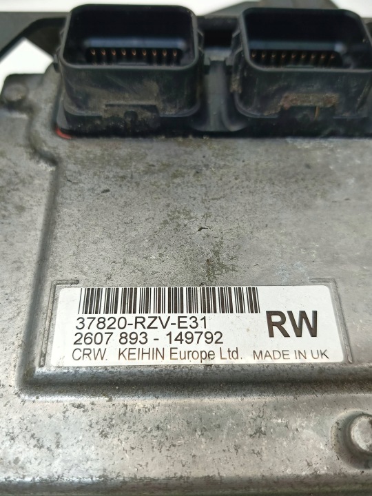 фото №7, Honda cr-v iii рестайлинг 09-12 компьютер двигателя ecu модуль блок управления  r20a2 2,0 b