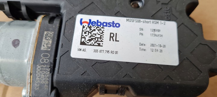 фото №6, Q3 83a моторчик люк 3g5877795 vw audi