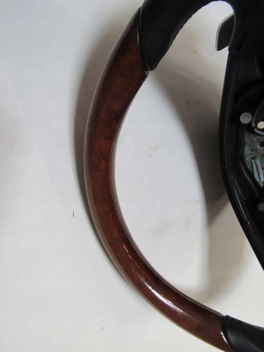 фото №6, Mercedes sl w230 230 r230 рестайлинг руль кожа дерево лепестки 2304602718