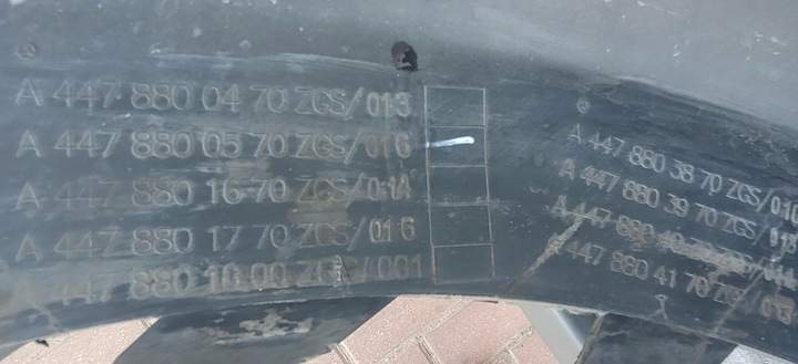 фото №10, Mercedes vito w447 14-19 бампер переднее перед