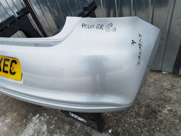 фото №7, Задний бампер vw polo 6r v 5 hb 5 дверь годы 2009-2014 цвет la7w