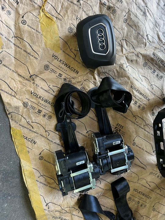 фото №3, Консоль панель капот подушка безпеки audi q7 4m ii 7-osób демонтаж 100% soul ремені