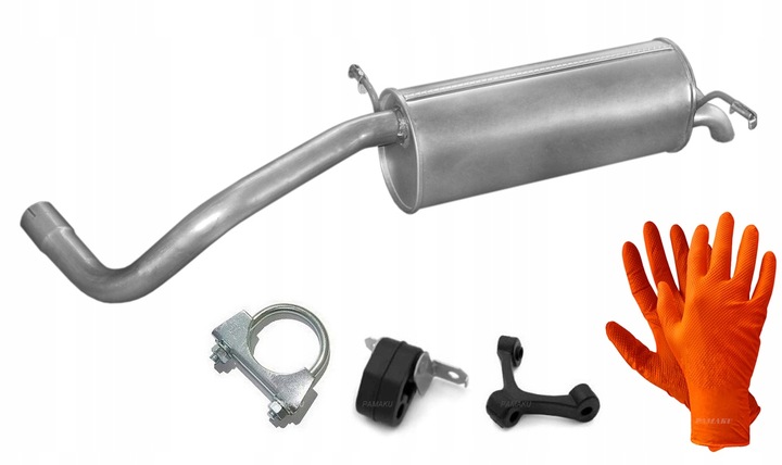 фото №1, Seat ibiza 1.4d 1.9d 2001-2007 хэтчбек глушитель конечный