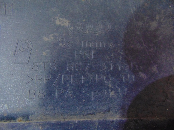 фото №9, Audi оригінальний номер 8t8807511d бампер