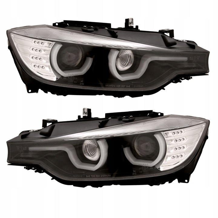 фото №1, Фары лампы kpl кольца angel engel u led drl neon тюнинг bmw 3 f30 f31