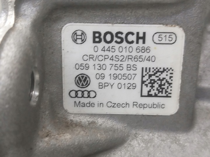 фото №11, Насос паливна рейка  2.7 tdi can audi a6 c6 рестайлінг a4 b8 a5 0445010686 059130755bs