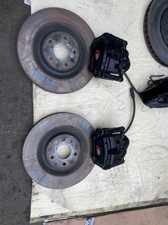 фото №7, Audi s8 d5 диски тормоза зажимы перед зад комплект