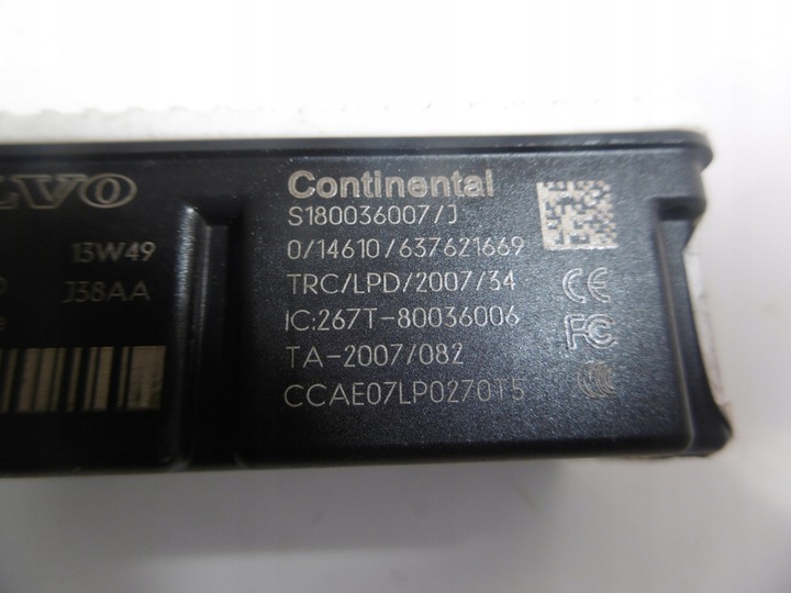 фото №8, Модуль датчик сигнализации volvo v70 iii xc70 ii s80 ii