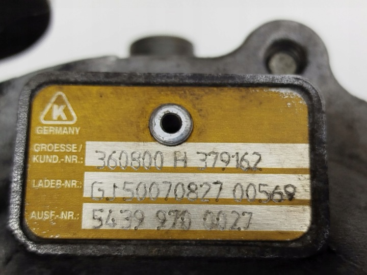 фото №8, Турбонагнітач 8200360800 54399700027 1,5 dci renault scenic 2 7701476183