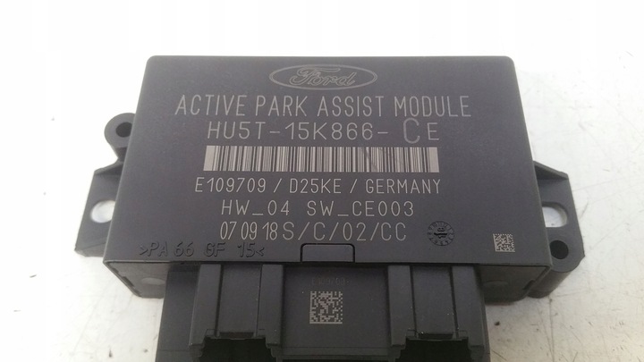 фото №3, Модуль pdc hu5t15k866ce ford fiesta mk8