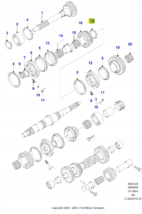 фото №7, Кольцо защёлочный, коробка передач ford transit 2000-2006 oem номер 6156700