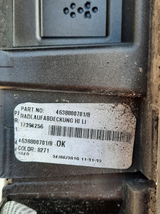 фото №13, Планка розширення крила зад w463 g-klasa !