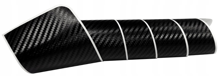 фото №12, Наклейка плівка захисна na бампер карбон 90x8,8cm