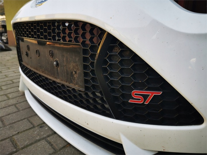 фото №10, Ford focus mk3 st 10-14 бампер перед комплектний демонтаж омивачі